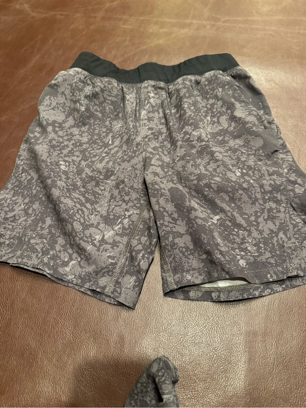 Zella Gray Marbled Kids Athletic Shorts lik LULUlemon